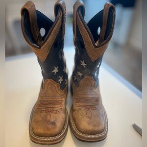 MASTERSON BOOT CO. American flag, Boys size 8.5